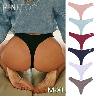 FINETOO Panty Women's G-String Underpants Sexy Thong Low-Rise Women String Ladies Intimate (2)