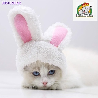 KNM09.14﹊Cat Bunny Rabbit Ears Hat Cap Pet Cosplay Costumes for Cat 25-35cm Pet Kingdom