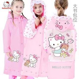 ✨Kid Raincoat✨2-14 Years Hello Kitty Kids Rain Coat Cartoon Children Kid Cute Raincoat Rain Coat For