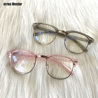 Unisex Vintage Anti Radiation Eyeglass Anti-blue and Anti-fatigue Glasses Replaceable Lens