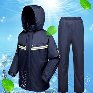 Raincoat suit split waterproof men's and women's anti rainstorm take away riding summer l