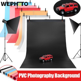 【100*200cm】 PVC Photography Background Solid Color Matte Backdrop Photo Studio Washable Dustproof Backgrounds