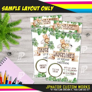 Jungle Safari Souvenir/Giveaways-Ref Magnet (ATM Size)
