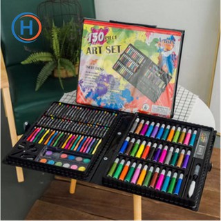 HEKKAW 150pcs./Set Children Colors Pencil Drawing Artist Kit Painting Art Marker Pen Set Color