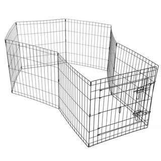 Dog Playpen fence 6 Panels 8 Panels for Dog Cage Playpen Dog High Quality Pet Playpen Fence Crate (9)