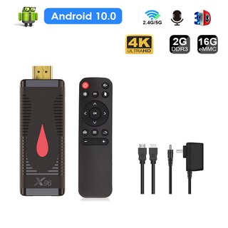 2021 Smart Tv Stick Android TV Box 10 8G-16G 3D Video 4K 2.4G 5G Wifi X96 S400 STB RK3318 Dongle TV (1)