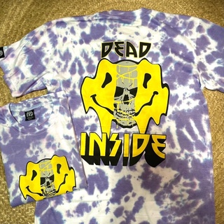 Dopeteesmnl Purple Tie dye Dead Inside Shirt (front and back print) (2)