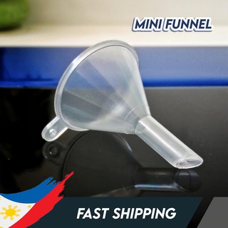 Transparent Mini Funnel | Plastic Mini Funnel (Embudo) for Essential Oil / Liptints