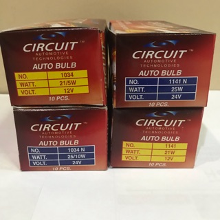 Circuit Auto Bulb Single Contact 1141 12v 24v (BIG) 10 pcs/box