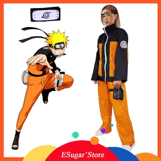 Kids Boys Naruto Cosplay Costumes Anime Outfit For Man Japanese Cartoon Costumes Coat Top Pants Adults Halloween Party Outfit