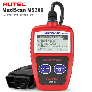 MaxiScan MS309 CAN BUS OBD2 car Code Reader EOBD OBD II Diagnostic Tool MS 309 car Code Scanner with Multi-languages ms 309 tool