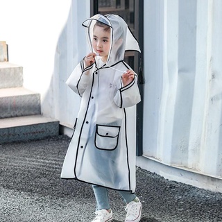 ✳❦Kids Raincoat EVA Rain Poncho,Portable Hooded Poncho Jacket Rain Coat for Boys Girls Children