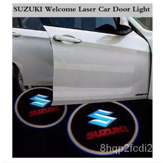 2PCS Car LED Door Welcome Logo Laser Projector Ghost Shadow Light For SUZUKI FLKZ