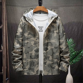 Sunscreen Clothing Male Outdoor Camouflage Sunscreen Sports Windbreaker