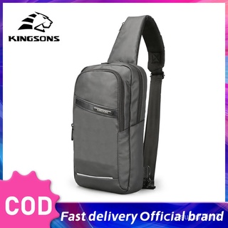Kingsons 3186W Men's fashion messenger bag sling bag Shoulder across the body Classic Chest Bag fact