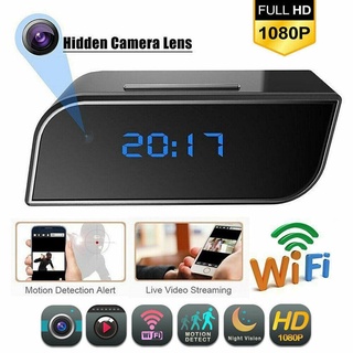 Original HD 1080P Clock Wifi IP Camera spy camera Home Security Control Concealed IR Night View (1)