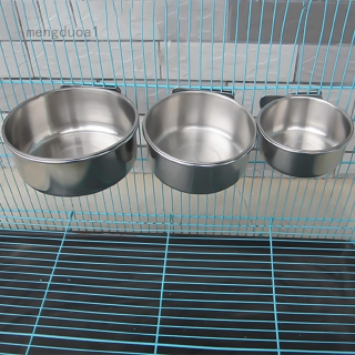 Dog Puppy Cat Pet Animal Cage Crate Run Hang-On Bowl Feed Food Water Dish Faddish