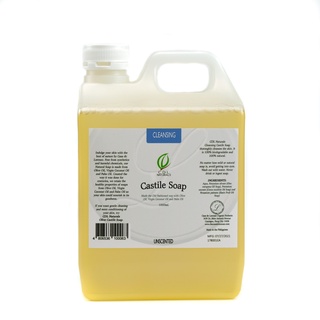 Unscented Cleansing Castile Soap 1 Liter