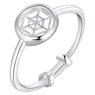 Silver Kingdom 92.5 Italy Silver Korean Fashion Japan Jewelry Accessory Kids' Ring KR33