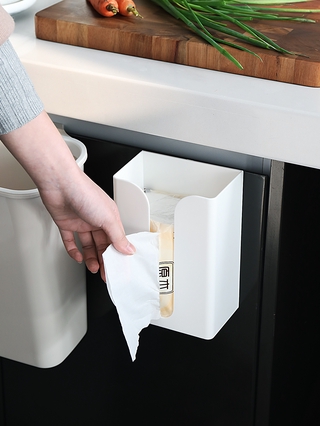 Tissue Box Tissue Box Punch-Free Kitchen Paper Box Pumping Paper Box Bathroom Seamless Wall-Mounted Tissue Holder Toilet Tissue Box