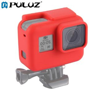 PULUZ Soft Cover Case For GoPro HERO 7/6 Black Housing Cover Silicone Protective Case+Lens Cover For GoPro Hero5 Black Hero 2018