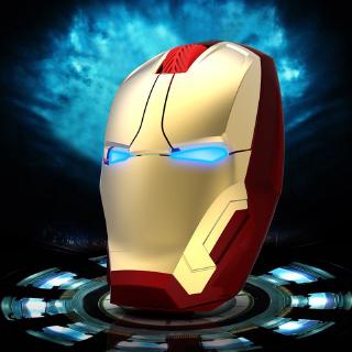 Iron Man Wireless Mouse Gamer 800/1200/1600/2400 DPI Optical Silent Gaming Mice USB Computer Mouse