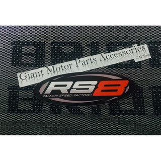Motorcycle sticker RS8 glossy and laminated