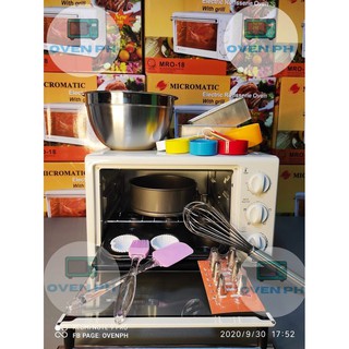19L Micromatic Electric Oven + Baking Starter Kit Package