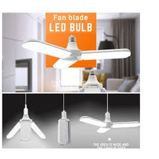 45W 6500K Foldable Fan Blade LED Light Bulb