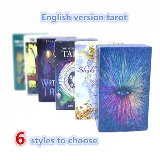 Shadow/Witch/Wild/Rider Tarot English Version Mysterious Family Party Cards F29