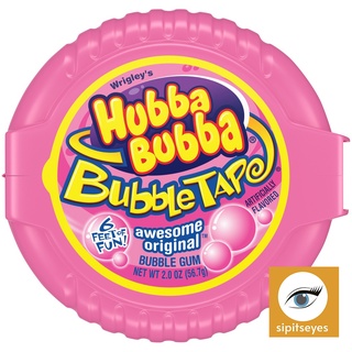 Hubba Bubba Bubble Gum Tape, Awesome Original, 6-Foot Tape