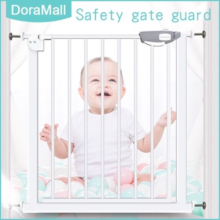 Adjustable Baby Safety Door Gate Pet Dog Cat Fence Stair Door Metal High Strength Iron Gate For Kids
