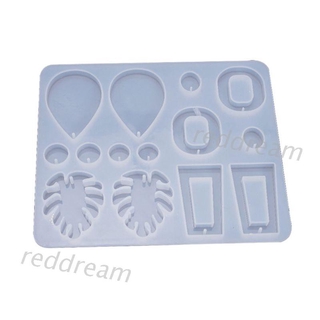 Jewelry DIY Casting Silicone Mould Resin Crystal Epoxy Mold Earrings Pendant