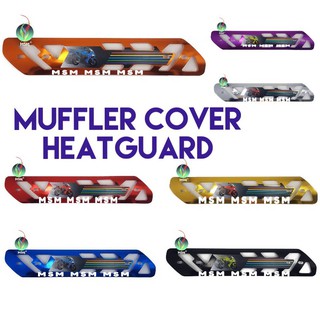 MSM 6443 Muffler Cover Heatguard Alloy Motorcycle (1)