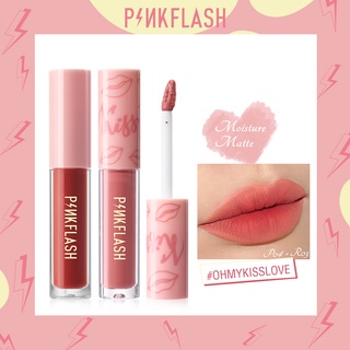 PINKFLASH OhMyKiss Lipstick Matte VE Moisturising Long lasting 14 Colors
