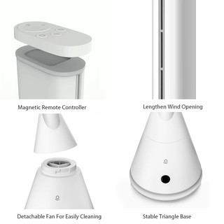 【COD】Xiaomi Mijia Leshow Smart Bladeless Standing Fan SS4 Intelligent Leafless Pedestal Fan 11 Speed Wind Timing Household Air Cooler with Mi Home APP Remote Control (3)