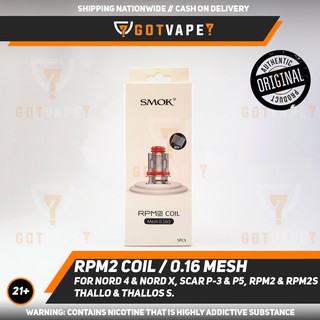 1pc. RPM2 Coils/Occ 0.16 Mesh Vape - 100% ORIGINAL (COD)