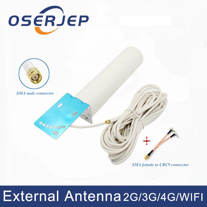 External Antennna 4G Antenna 3G 4G SMA-M Outdoor Antenna with 10m and SMA◆