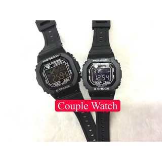 Set & Couple Watches✐◊CASIO dw5600 digital couple watch with Box #5600CHP W0074