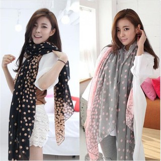 Accessories Candy Colors Long Fashion Women Shawl Silk Scarf (1)