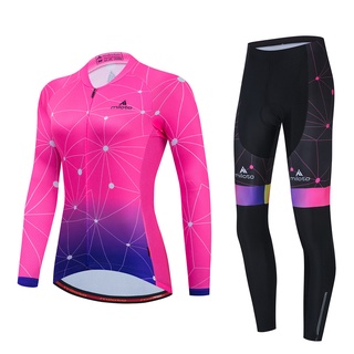 MILOTO Autumn Spring Long Sleeve Women Cycling Clothing MTB Team Jersey Bike Riding Suit Breathable Bicycle Ladies Sport (4)