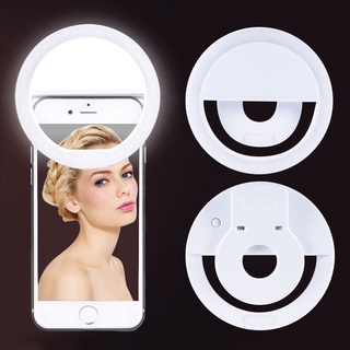 36 LED Portable Light Night USB Charging Phone Flash Light LED Camera Clip-on Mobile Phone Selfie Ri