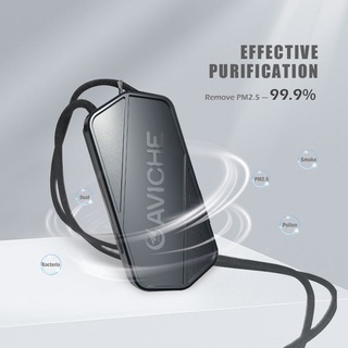 【Spot goods】✢■New Product M1 AVICHE Negative Ion USB Rechargeable Wearable Air Purifier Necklace