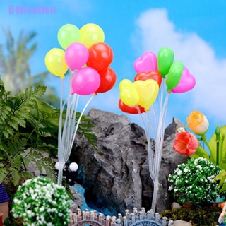 Delication☪ Miniature Fairy Garden Mini Balloon Dollhouse Craft Plant Pot Ornament Decor Toy