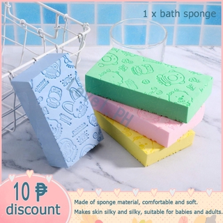 【Ready Stock】Adult Kid Exfoliating Shower Brush Sponge Cartoon Printed Bath Artifact Shower Body Scrub Skin Care (1)