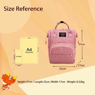 ∋✷【Ready Stock】New Arrival Fashion 37 cm Portable Mummy Beg with Anti-theft Design Multifunctional L