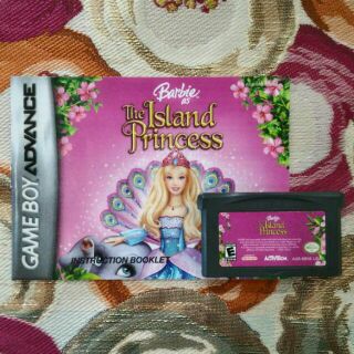 BARBIE - The Island Princess - Game Boy Advance / GBASP - Game Cartridge - USA - Nintendo