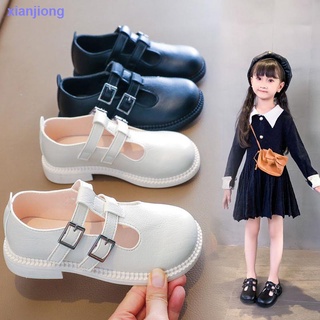 Girls princess shoes 2021 Korean version of single black small leather shoes British style soft sole shoes children s single shoes autumn (1)