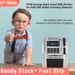 [0907] ATM Savings Bank Insert Bills Perfect For Kids Gift Dollar Currency Detector [UYHOME] (1)