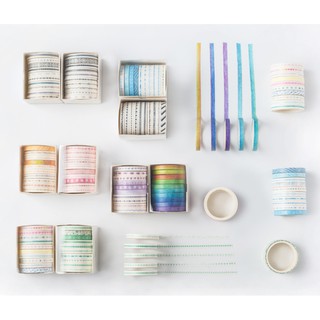 10 Rolls Japan SLIM Washi tape for DIY decoration Journals WT45 (1)